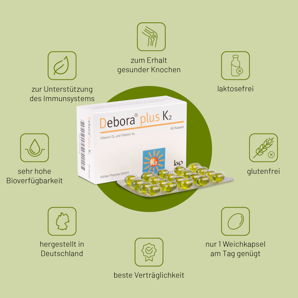 Debora plus K2 60 St Kapseln