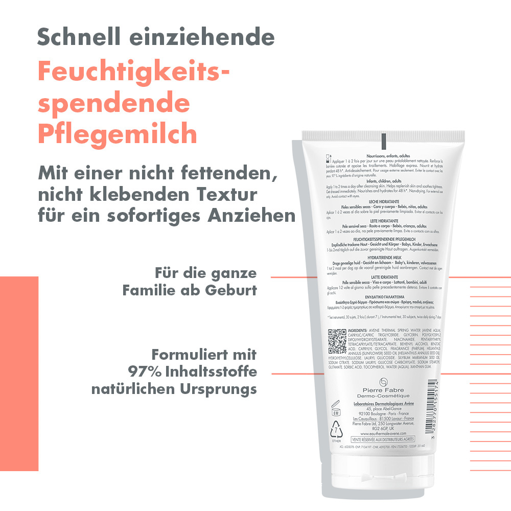Avène XERACALM NUTRITION PFLEGEMILCH  200 ml Milch