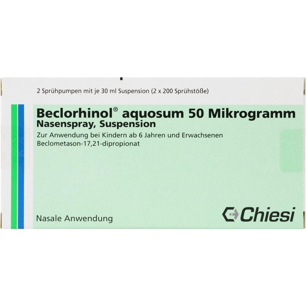 Beclorhinol aquosum 50 Mikrogramm 2X30 ml Nasendosierspray