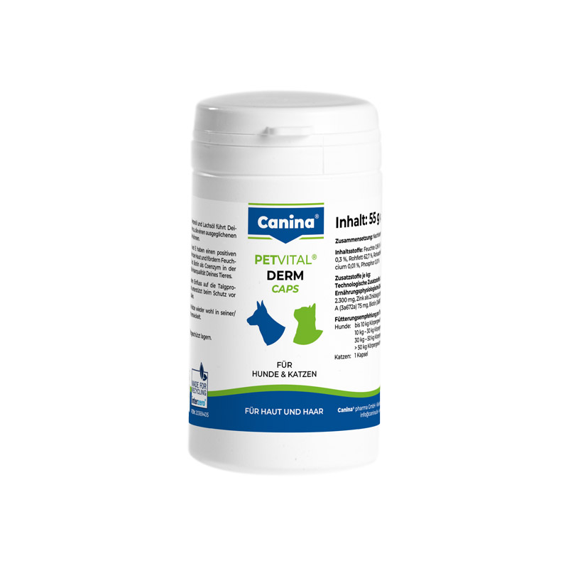 Canina PETVITAL DERM CAPS 55 g Kapseln