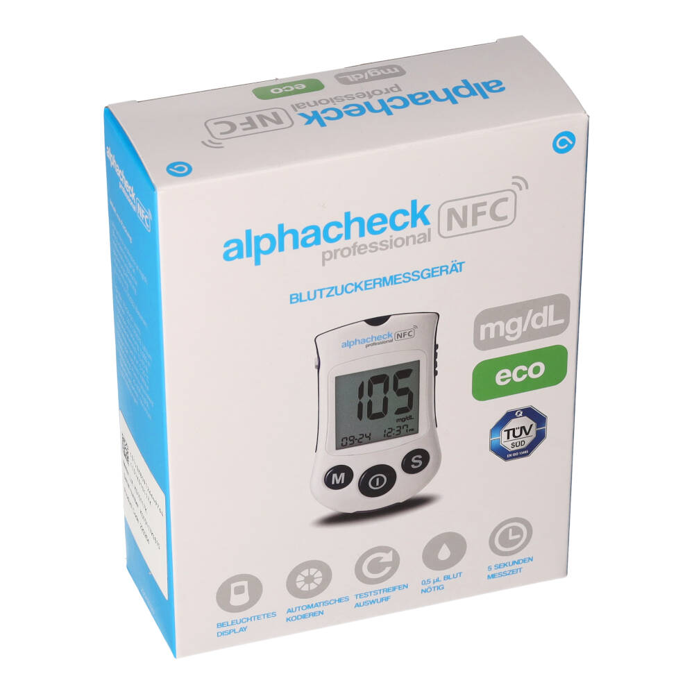 ALPHACHECK professional Blutzuckermessgerät mg/dl eco 1 St