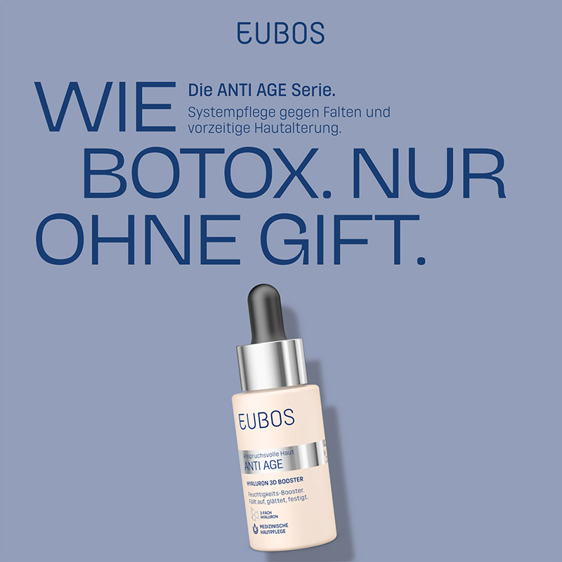 EUBOS Anspruchsvolle Haut ANTI-AGE HYALURON 3D BOOSTER 30 ml Gel