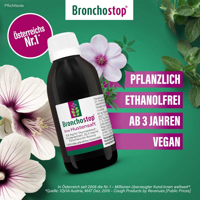 Bronchostop Sine Hustensaft 200 ml Flüssigkeit zum Einnehmen