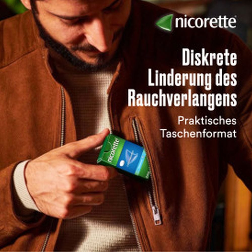 nicorette Lutschtablette freshmint 2 mg Nikotin zur Raucherentwöhnung 40 St Lutschtabletten
