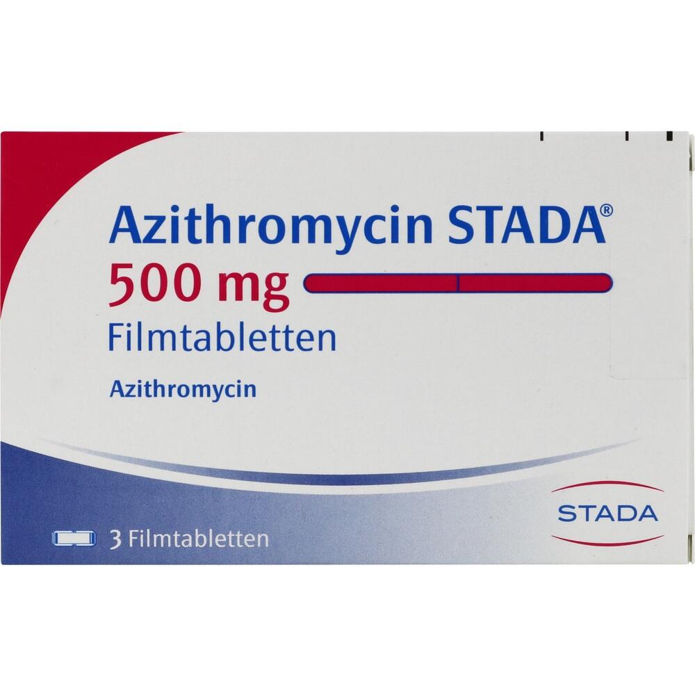 Azithromycin STADA 500mg 3 St Filmtabletten