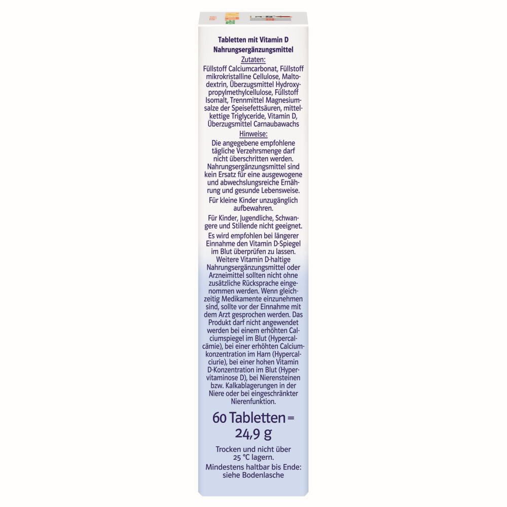 Doppelherz system Vitamin D3 7000 I.E. PFLANZLICH 60 St Tabletten