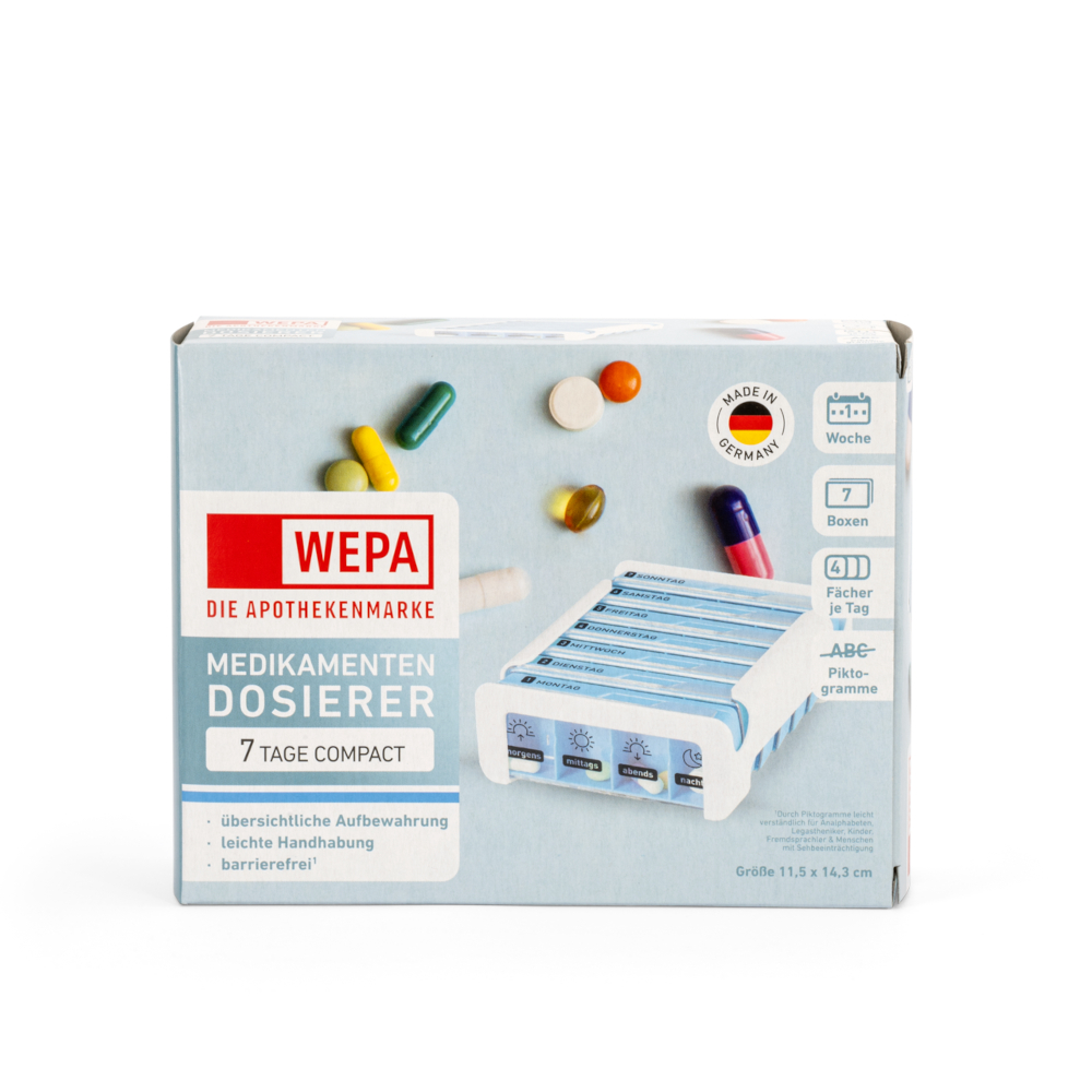 WEPA 7 Tage Compact Wochenmagazin weiß/blau 1 St