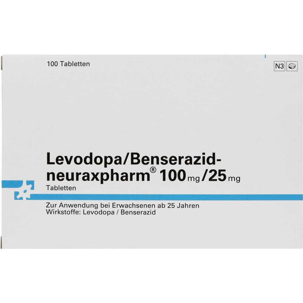 Levodopa/Benserazid-neuraxpharm 100mg/25mg 100 St Tabletten