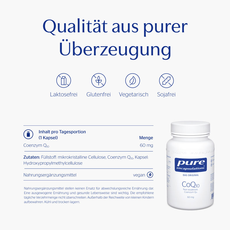 pure encapsulations CoQ10 60 mg 250 St Kapseln