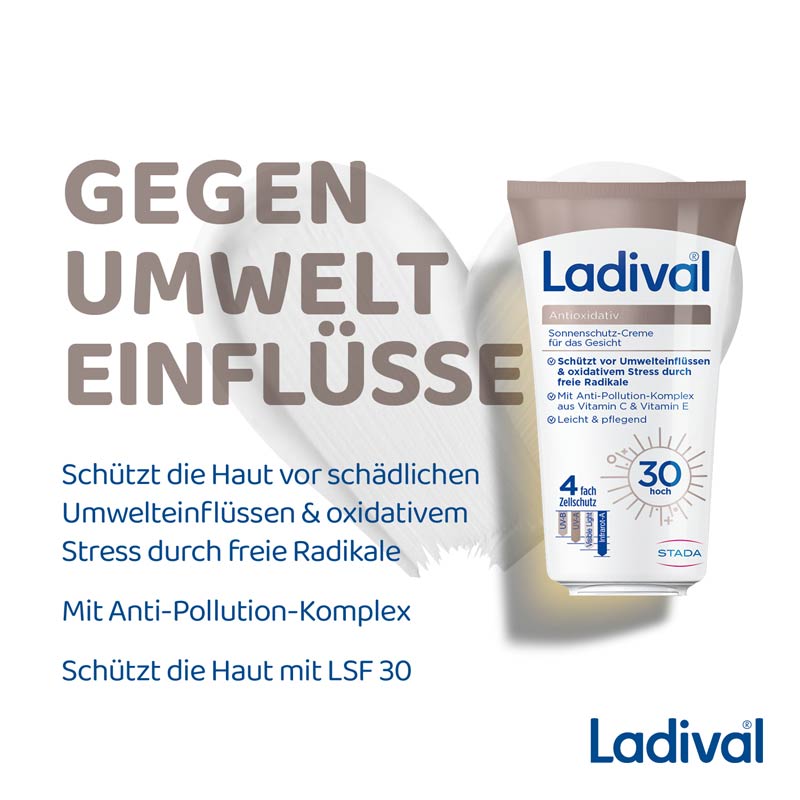 Ladival Antioxidativ Sonnenschutz-Creme Gesicht LSF 30 50 ml Creme