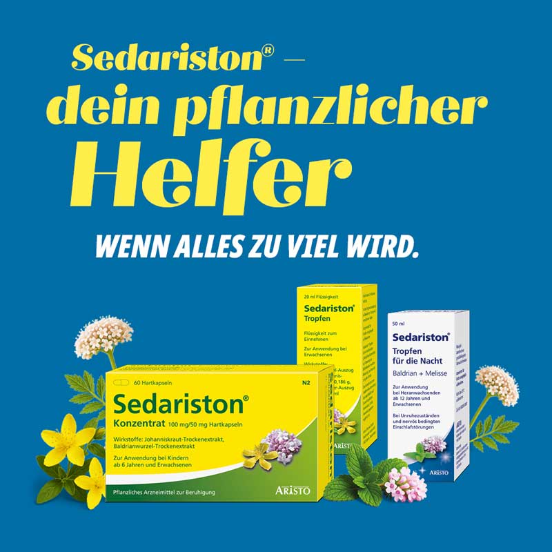 Sedariston Tropfen für die Nacht Baldrian + Melisse 50 ml Flüssigkeit zum Einnehmen