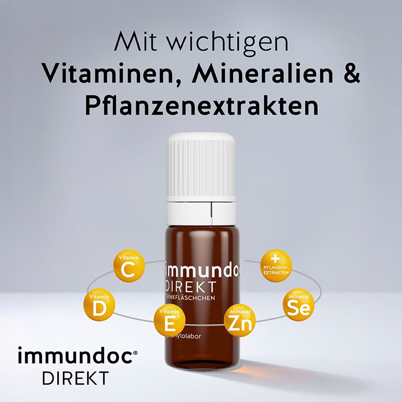 immundoc DIREKT TRINKFLÄSCHCHEN 6 St Trinkampullen