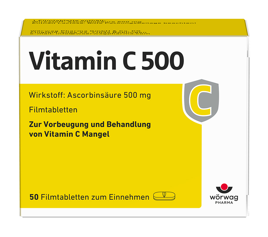Vitamin C 500  50 St Filmtabletten