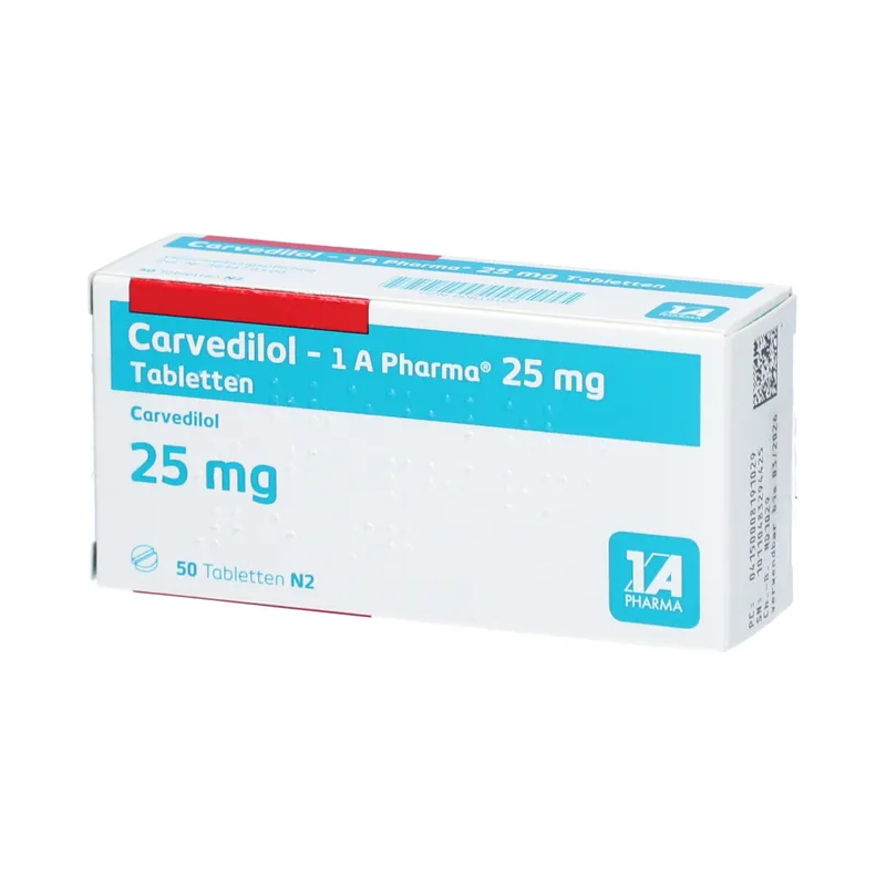 Carvedilol-1 A Pharma 25mg 50 St Tabletten