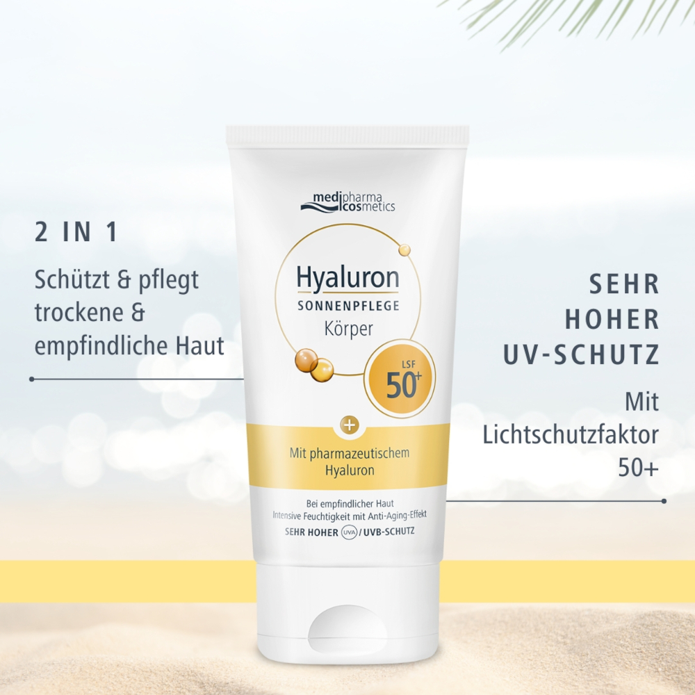HYALURON Sonnenpflege Körper LSF 50+ 150 ml Creme