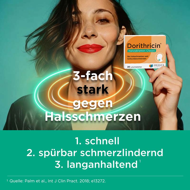Dorithricin Waldbeere Lutschtabletten bei Halsschmerzen  20 St Lutschtabletten