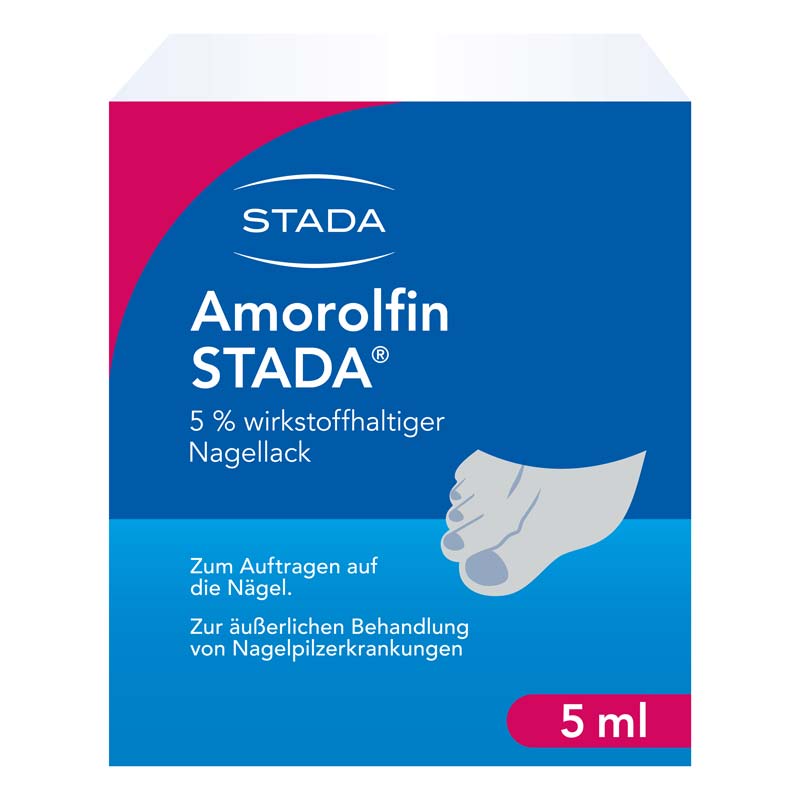 Amorolfin STADA 5% 5 ml Wirkstoffhaltiger Nagellack