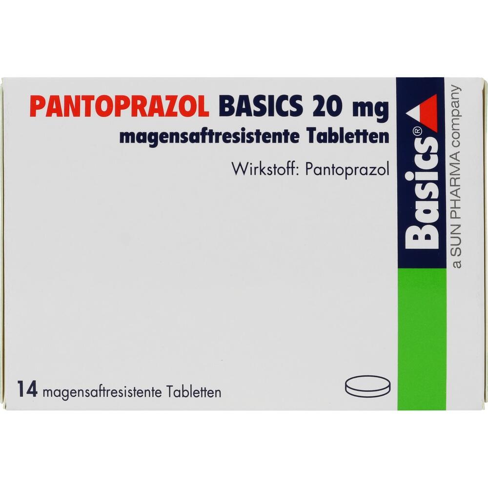 PANTOPRAZOL BASICS 20mg 14 St Tabletten magensaftresistent