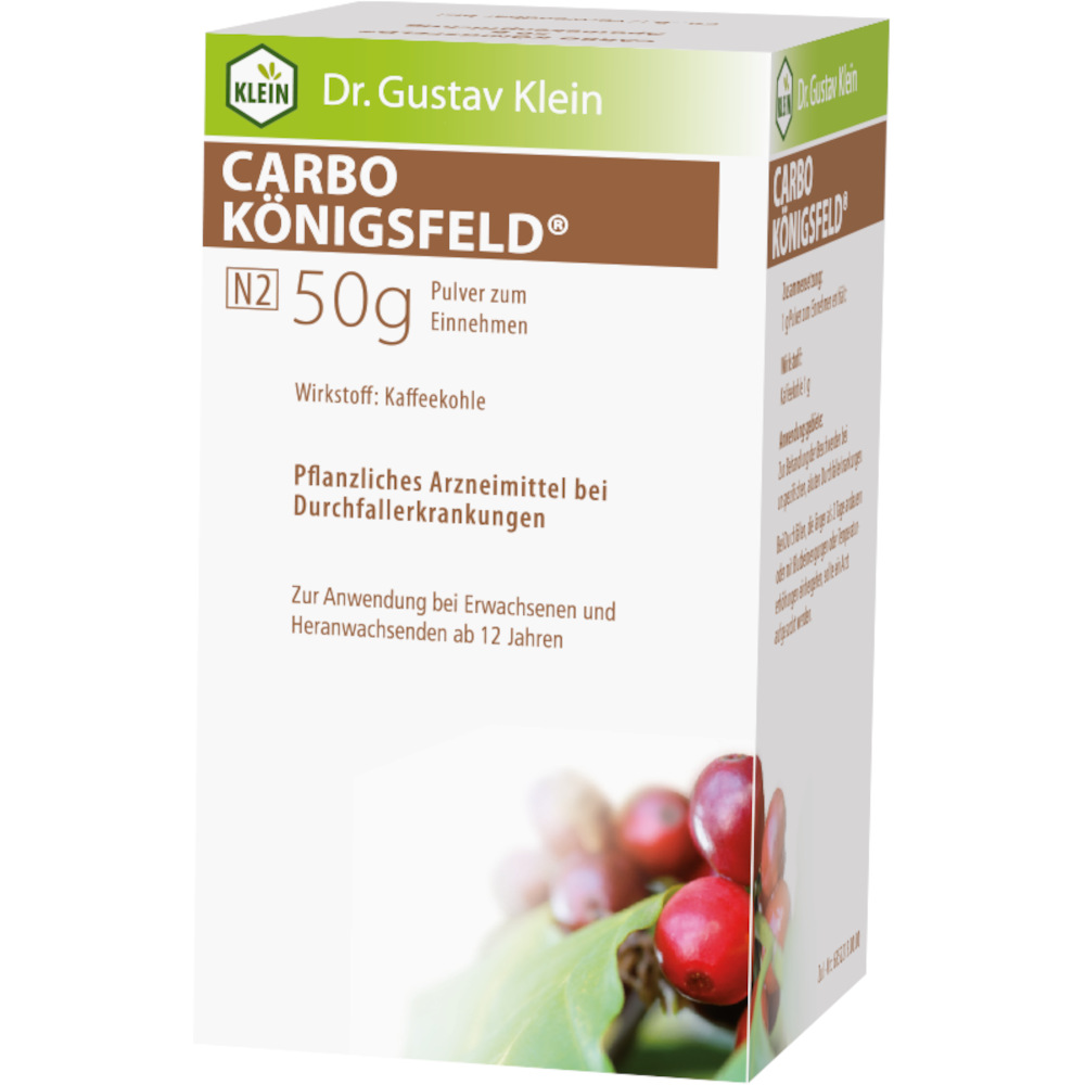 CARBO KÖNIGSFELD Pulver 50 g Pulver