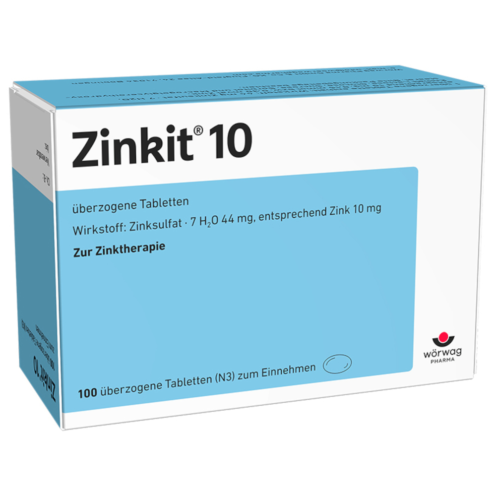 Zinkit 10 100 St Überzogene Tabletten