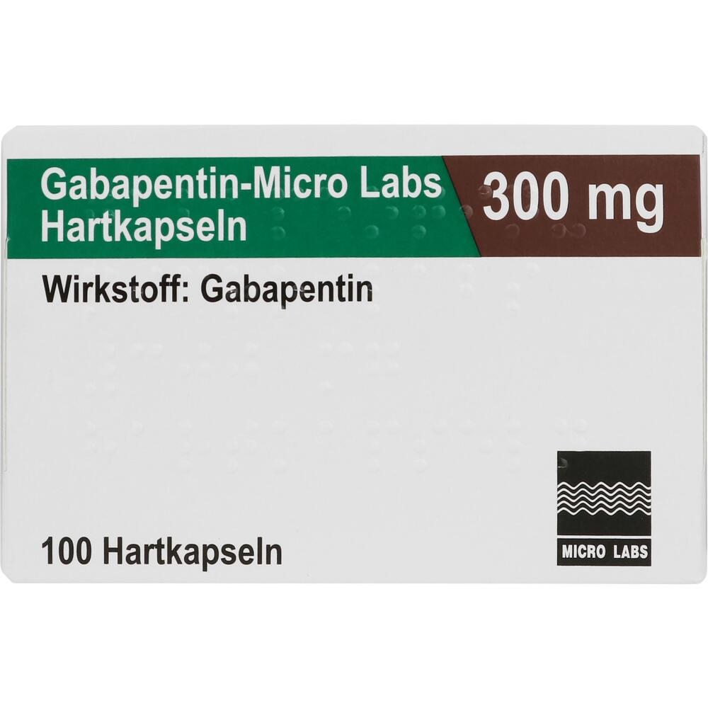 Gabapentin-Micro Labs 300mg 100 St Hartkapseln