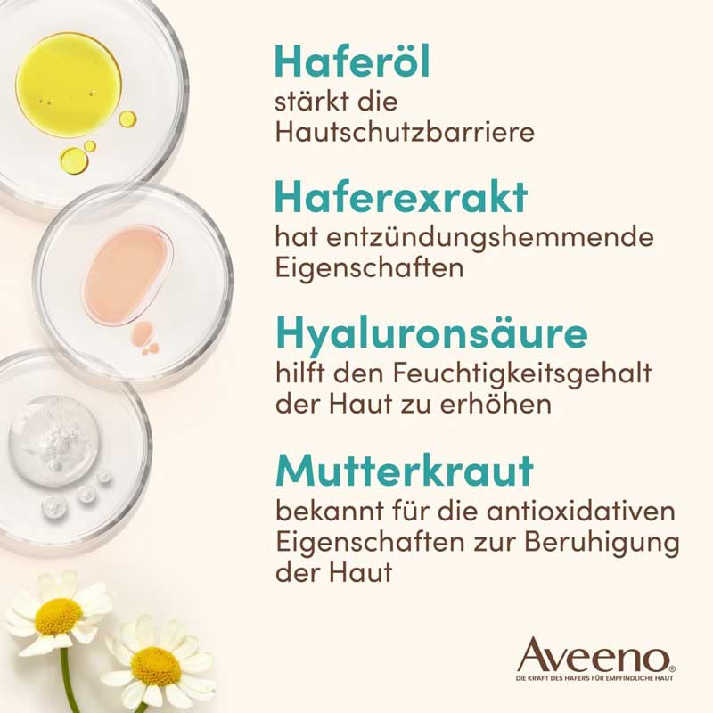 Aveeno CALM +RESTORE SCHÄUMENDER GESICHTSREINIGER 200 ml Flüssigseife