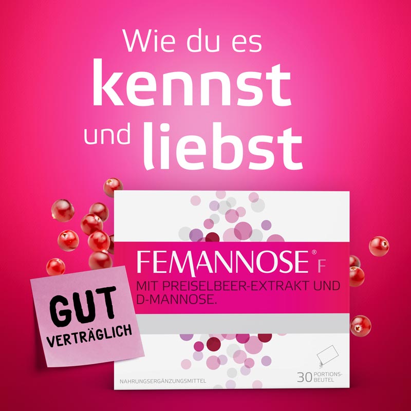 FEMANNOSE F MIT PREISELBEER-EXTRAKT UND D-MANNOSE 30 St Granulat
