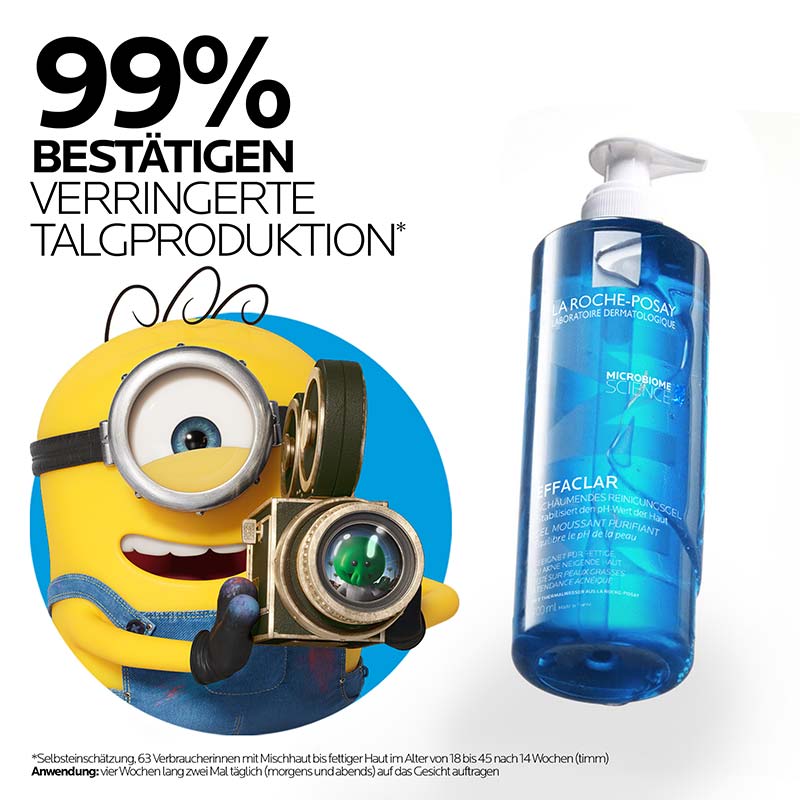 LA ROCHE-POSAY EFFACLAR SCHÄUMENDES REINIGUNGSGEL  400 ml Gel