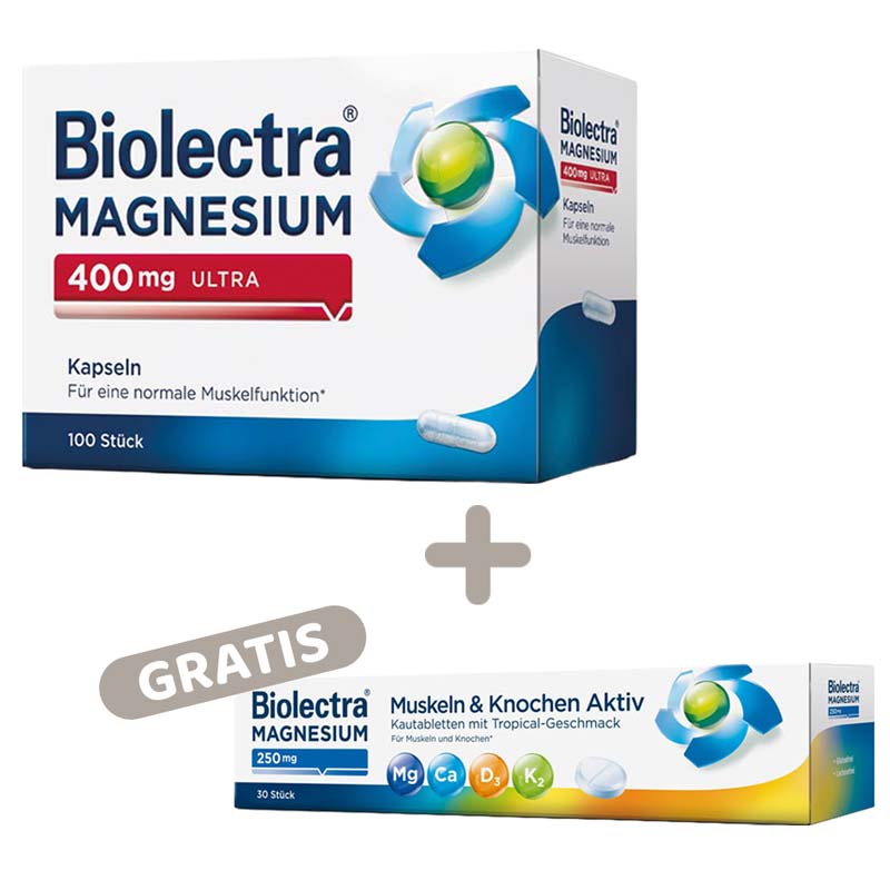 Biolectra MAGNESIUM 400 mg ULTRA  100 St Kapseln