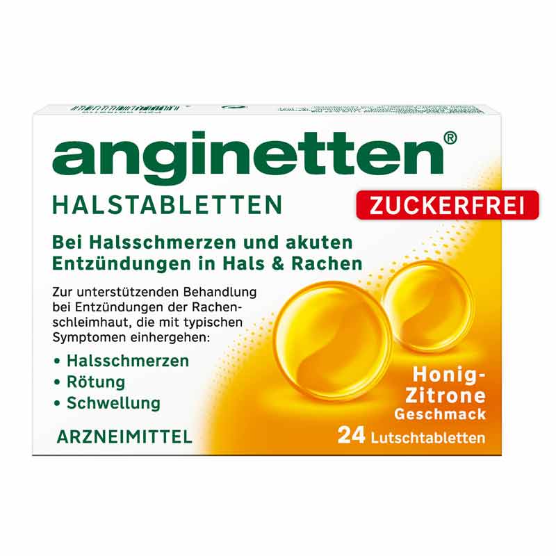 Anginetten zuckerfrei 24 St Lutschtabletten
