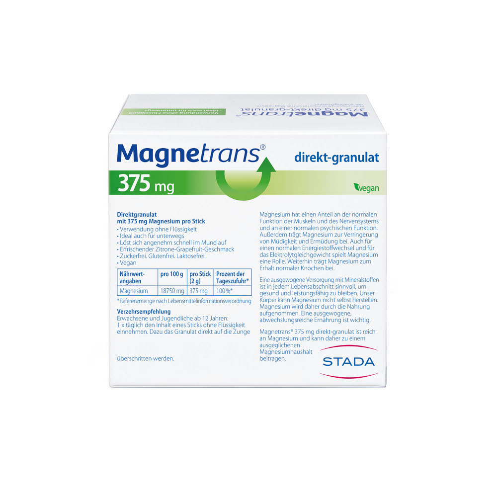 Magnetrans direkt-granulat 375 mg 20 St Granulat