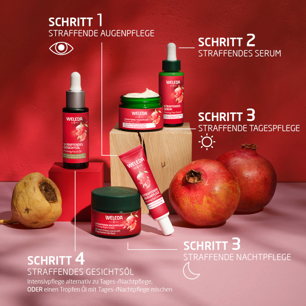 Weleda Straffende Augenpflege Granatapfel & Maca-Peptide 12 ml Augencreme