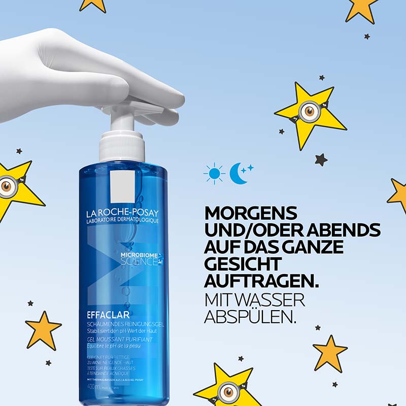LA ROCHE-POSAY EFFACLAR SCHÄUMENDES REINIGUNGSGEL  400 ml Gel