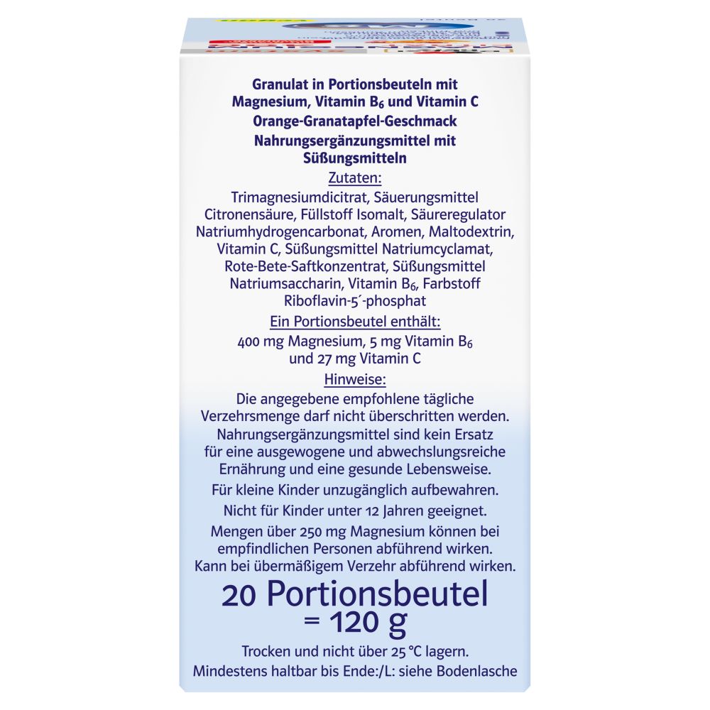 Doppelherz system MAGNESIUM 400 CITRAT 20 St Granulat