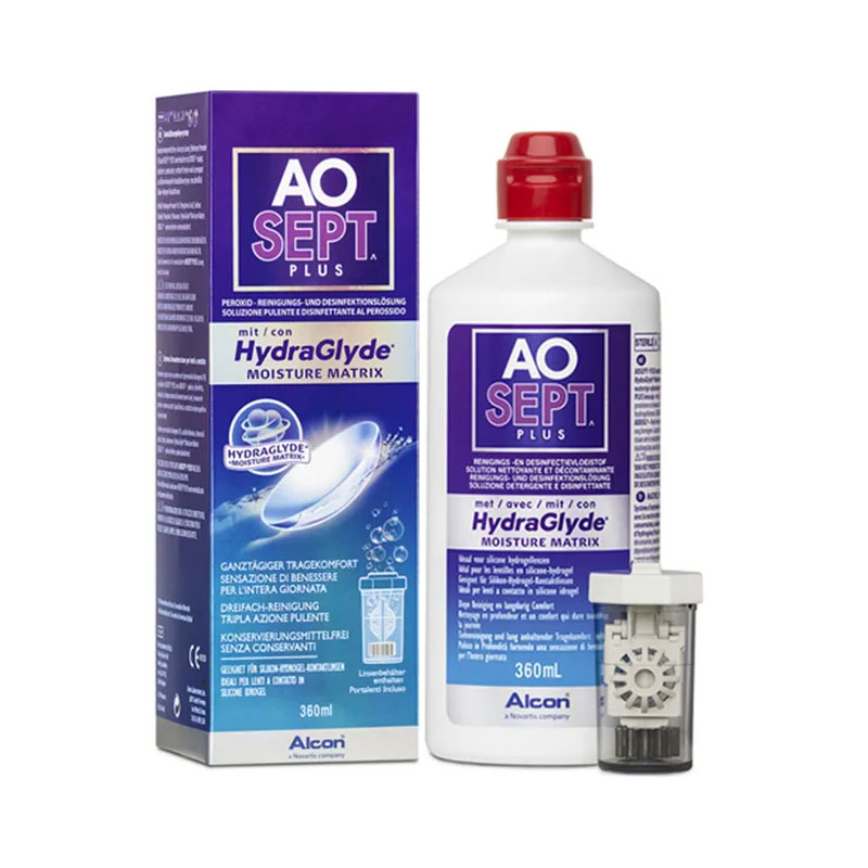 AOSEPT PLUS HYDRAGLYDE MOISTURE MATRIX 360 ml Lösung