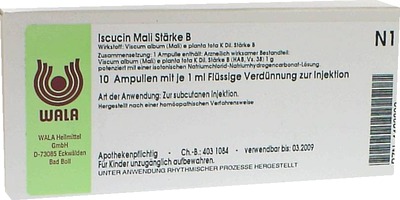 Iscucin mali Stärke B Ampullen 10X1 ml Ampullen