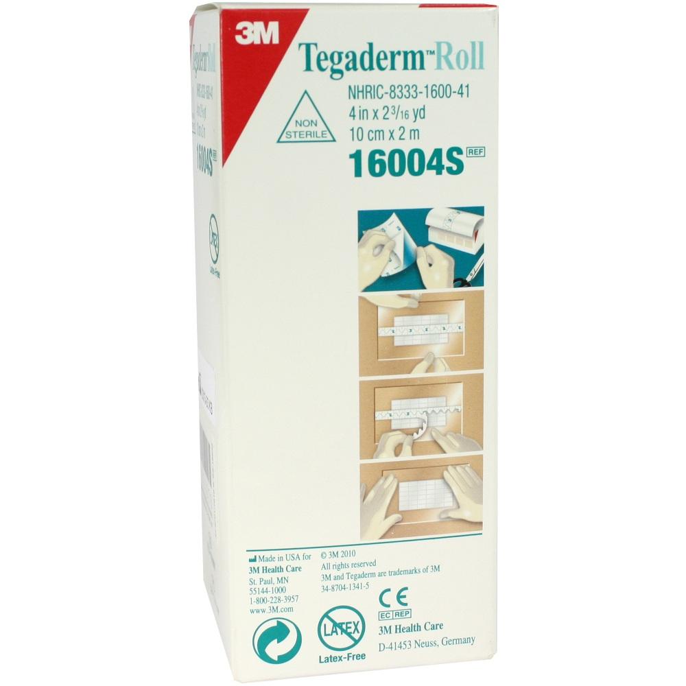 TEGADERM 3M Pflaster 10 cmx2 m Rolle 16004S 1 St Pflaster