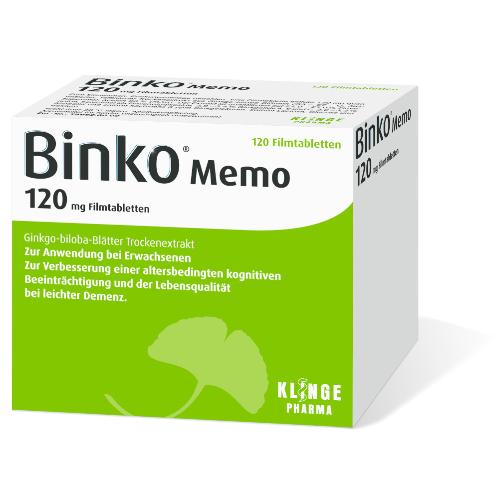 Binko Memo 120mg Filmtabletten 120 St Filmtabletten
