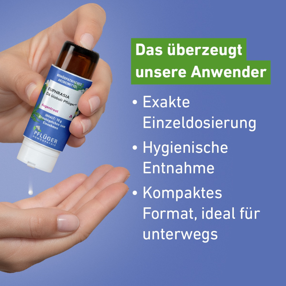 Euphrasia D6 Globuli Pflüger 10 g Globuli