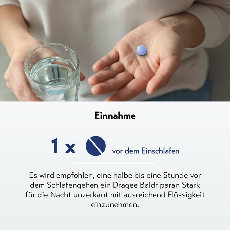 Baldriparan Stark für die Nacht 120 St Überzogene Tabletten