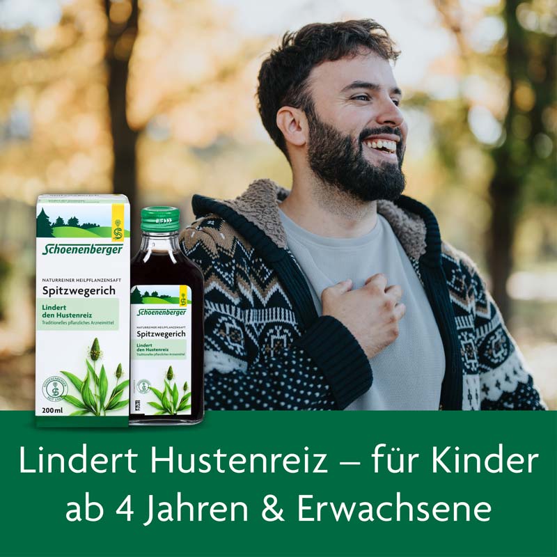 Schoenenberger Naturreiner Heilpflanzensaft Spitzwegerich 200 ml Saft