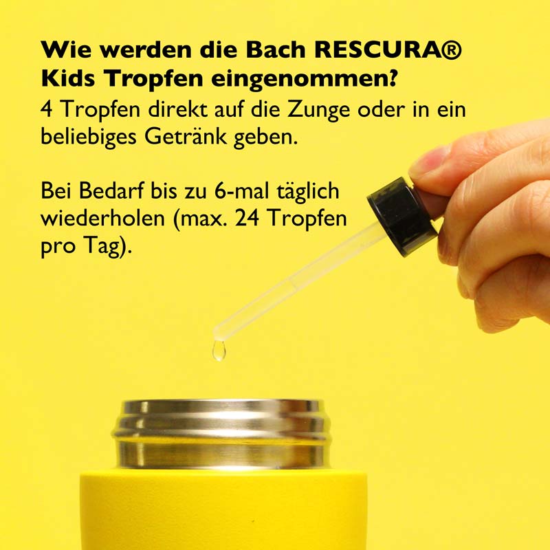 Bach RESCURA TROPFEN Kids ALKOHOLFREI 10 ml Tropfen