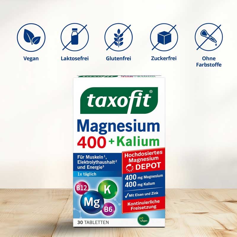 taxofit Magnesium 400 + Kalium 30 St Tabletten