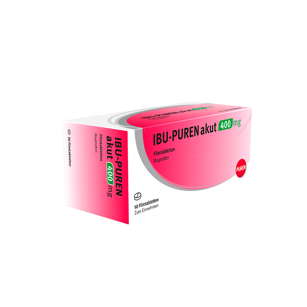 IBU-PUREN akut 400mg 50 St Filmtabletten