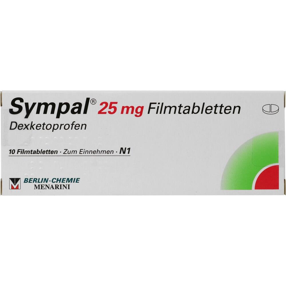 Sympal 25mg 10 St Filmtabletten