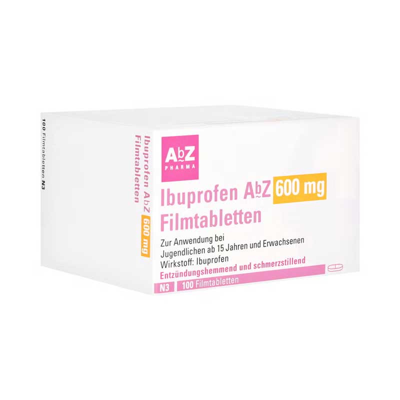 Ibuprofen AbZ 600mg 100 St Filmtabletten