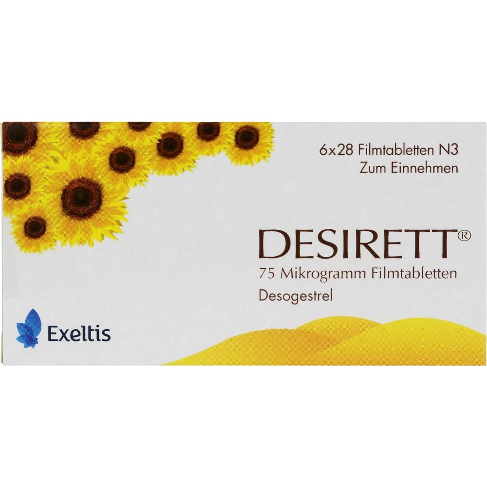 DESIRETT 75 Mikrogramm Filmtabletten 6X28 St Filmtabletten