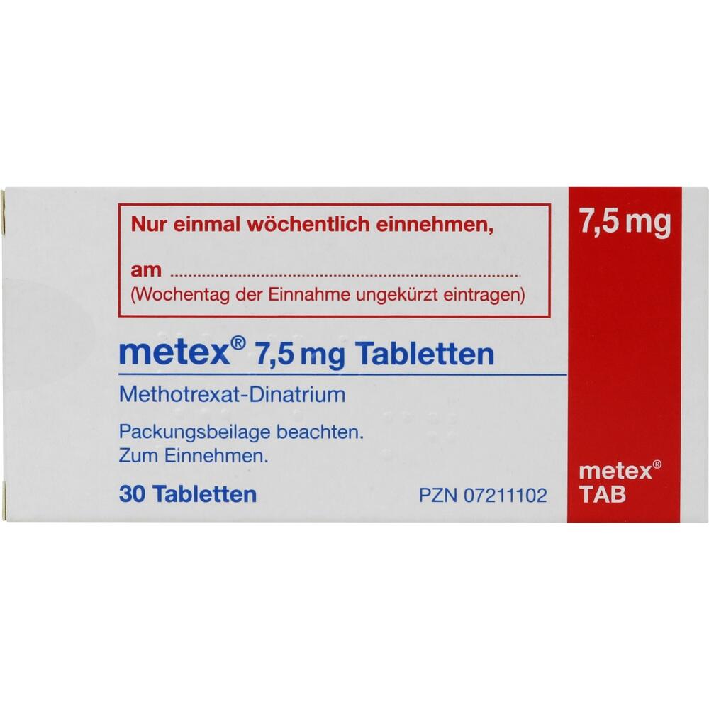 METEX 7,5 mg Tabletten 30 St Tabletten