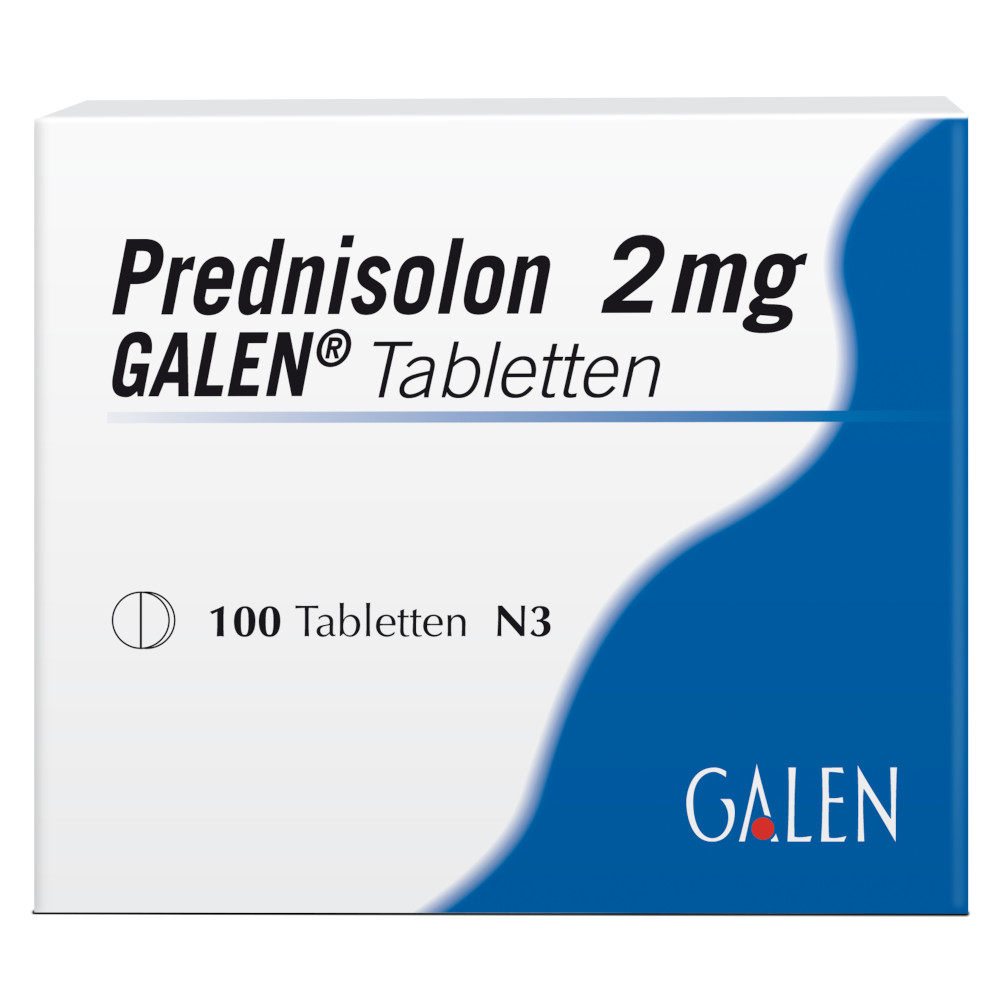 PREDNISOLON 2 mg GALEN Tabletten 100 St Tabletten