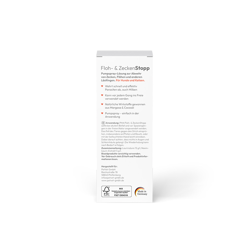 PHA Floh & Zecken Stopp 100 ml Spray